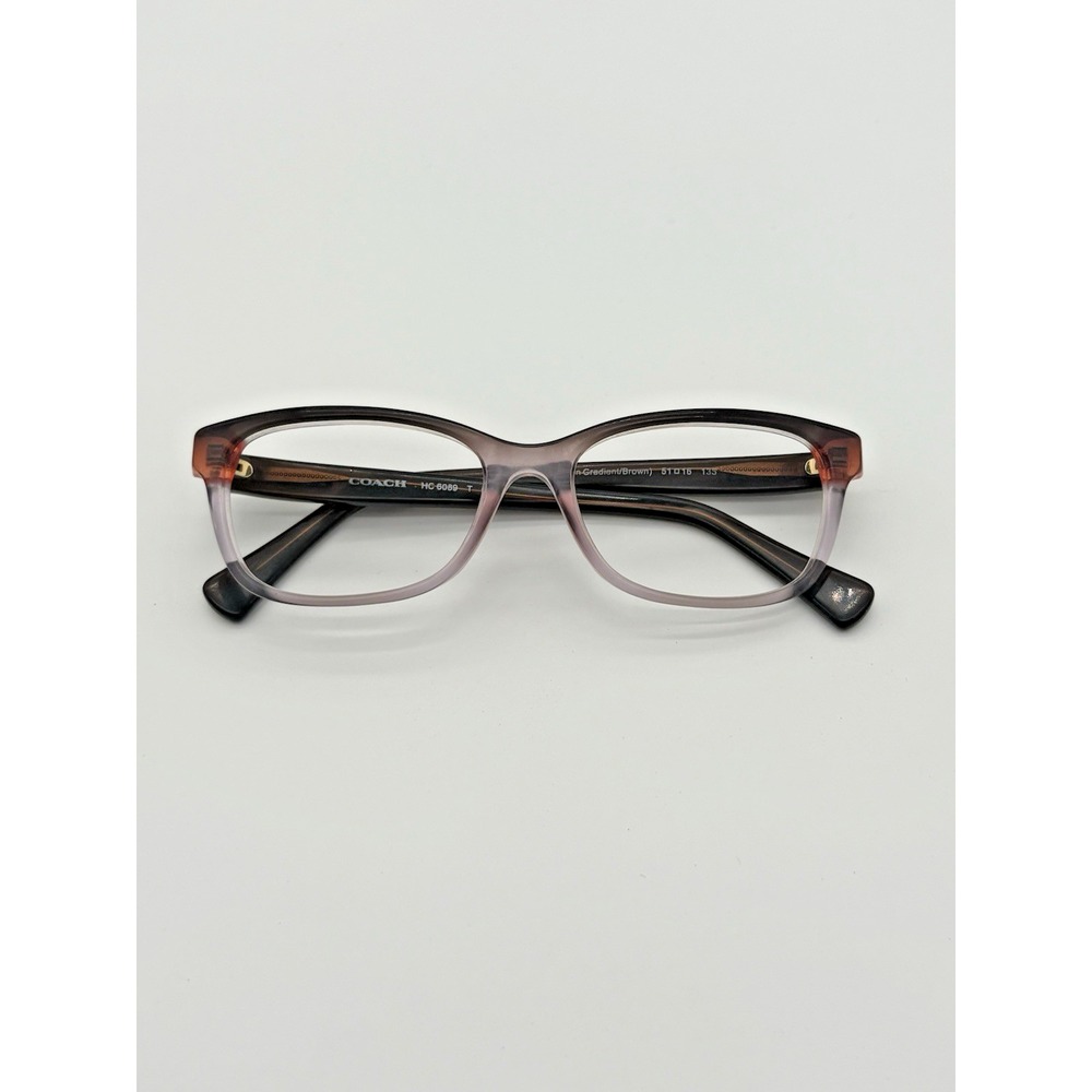 Coach HC6089 Eyeglass Frames 5401 51-16-135 Purple Brown Gradient